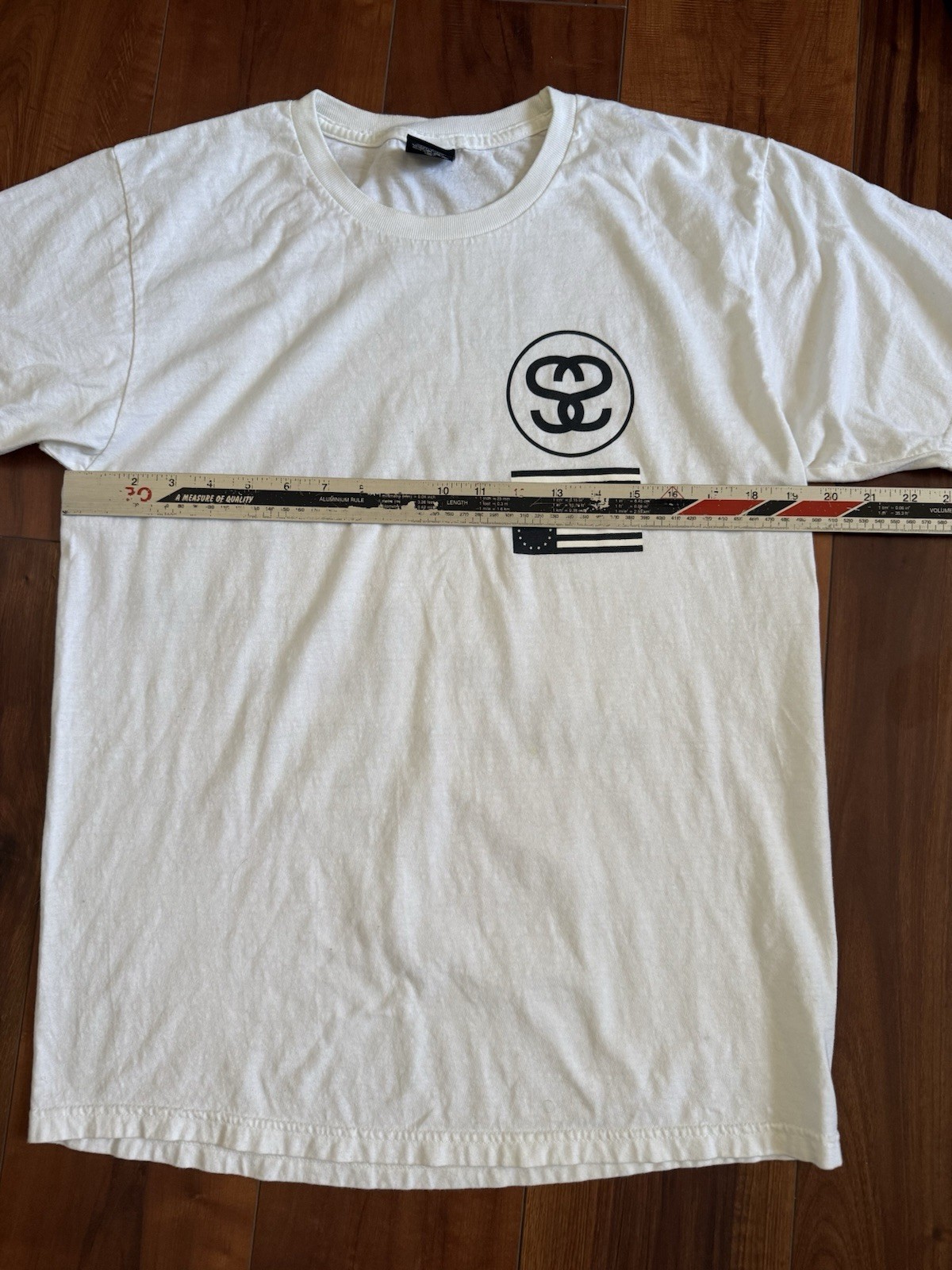 Stussy X Black Scale T Shirt 2012 San Francisco Exclusive Rare White Medium gallery