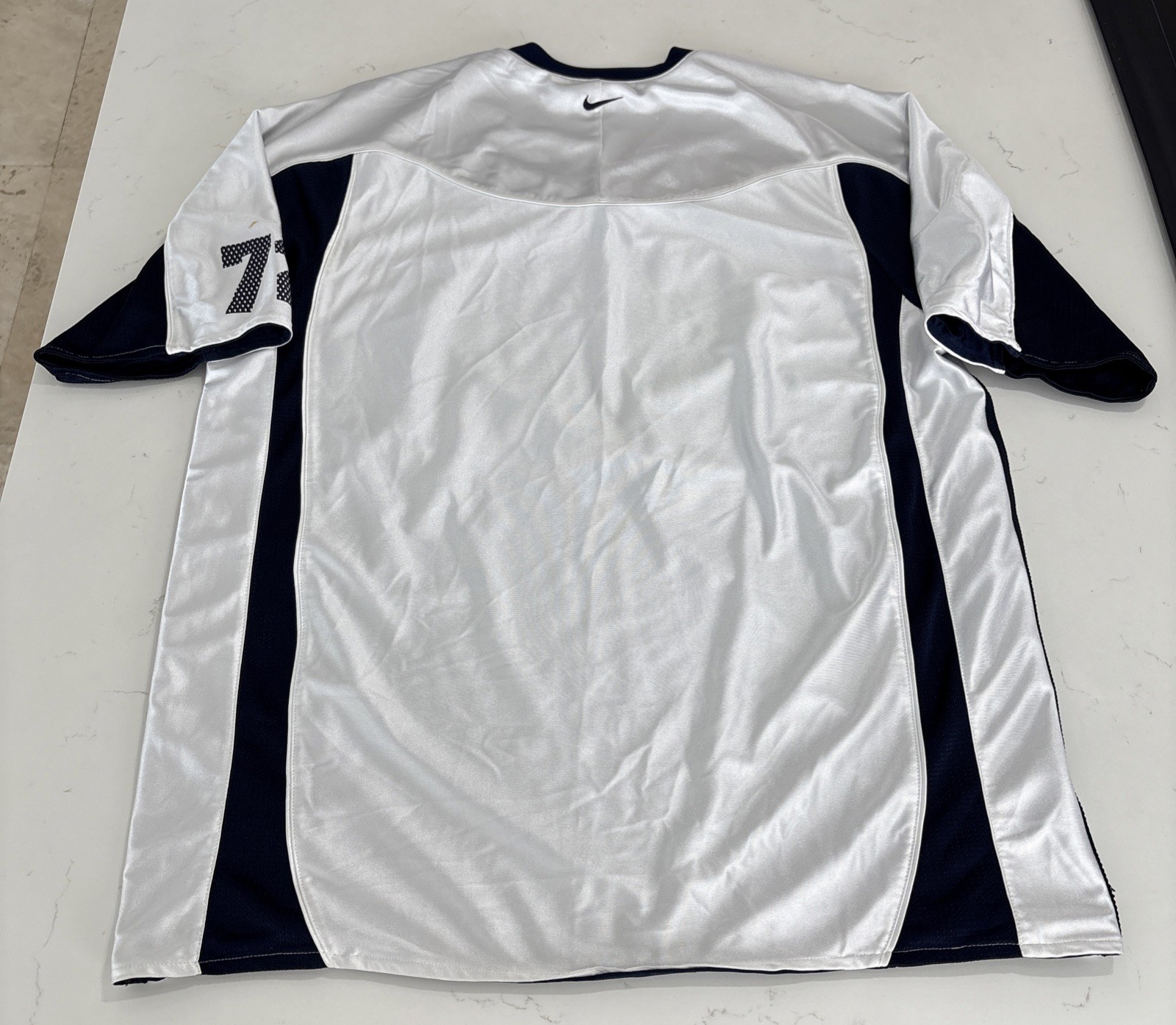 Nike Reversible Jersey T Shirt Black White Vintage XL Rare gallery