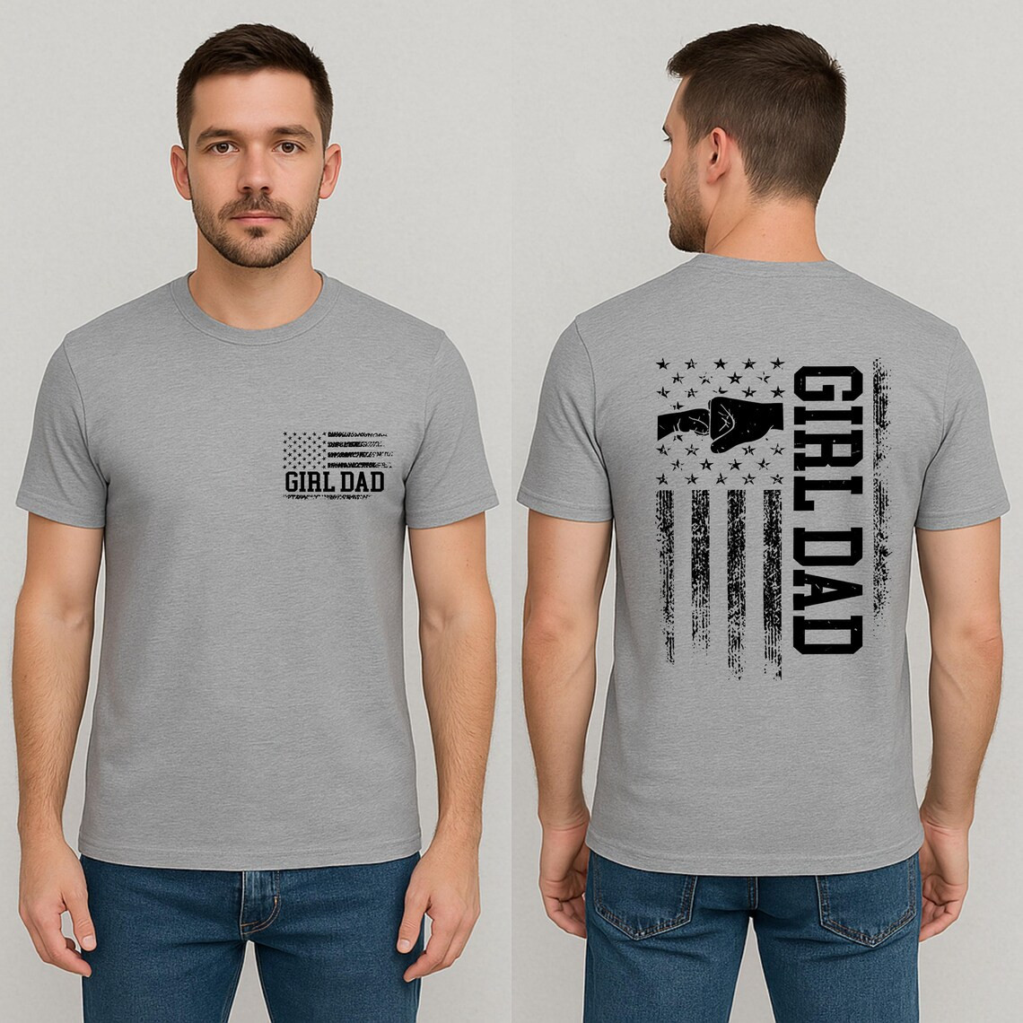 Girl Dad Club Shirt Father's Day Gift From Daughter Funny New Daddy Graphic Tee gallery