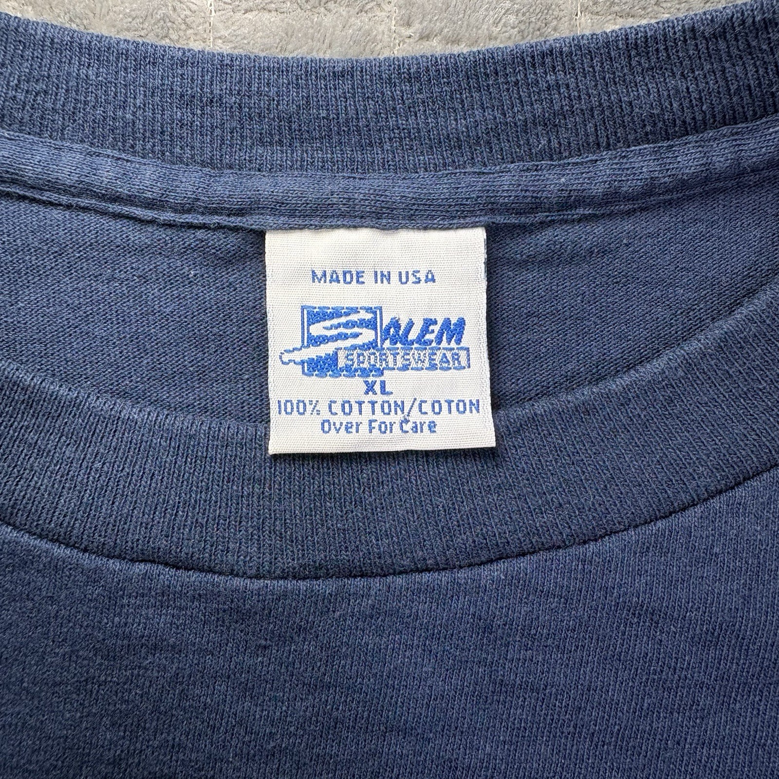Vintage 1993 Atlanta Braves Salem Sportswear Shirt XL Single Stitch Made in USA gallery