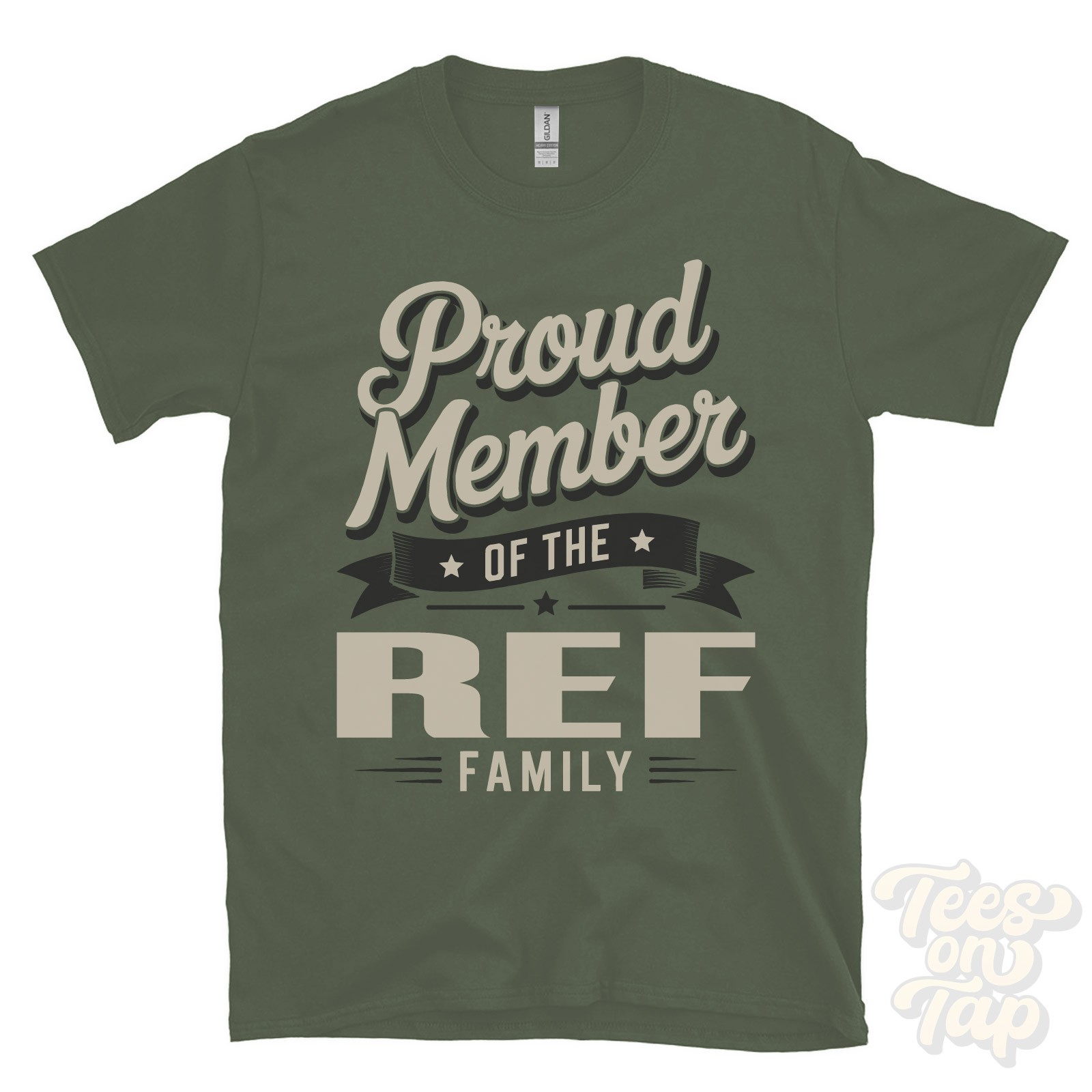 PROUD MEMBER OF THE REF FAMILY T-SHIRT surname last name heritage ancestry