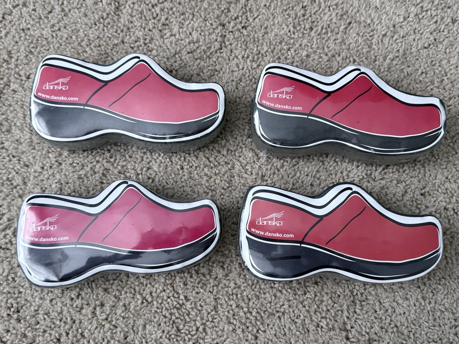 Lot of 4 Dansco T Shirts Various Sizes Novelty Shoe New