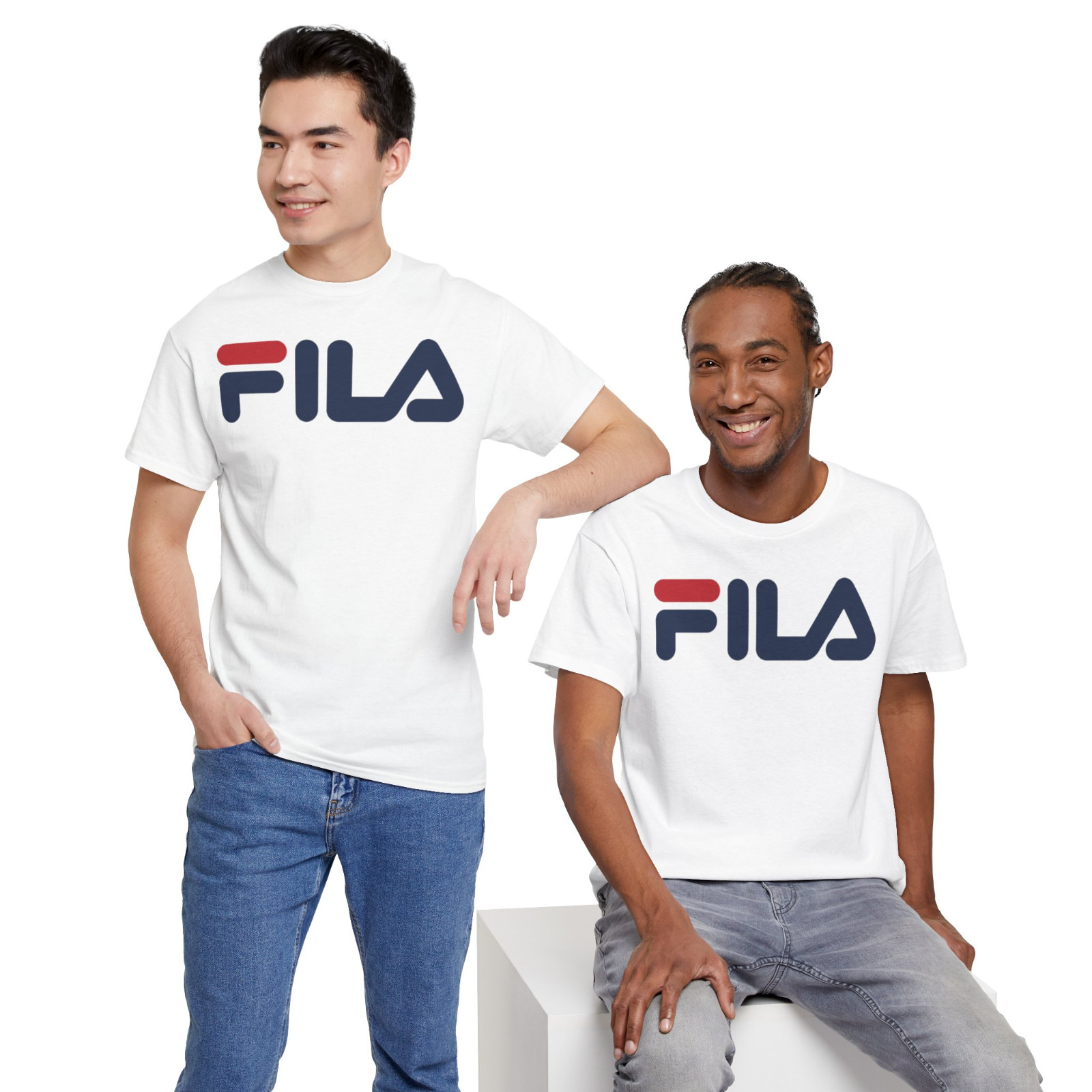 New Fila Sports Logo Men's T-Shirt American Size S-5XL T-Shirt gallery