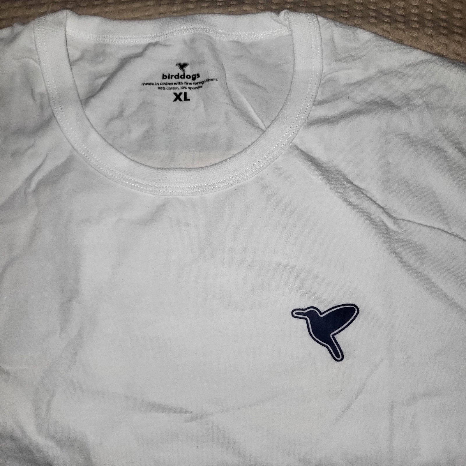 Bird dogs T-Shirt Men’s XL White Palm Frond Soft Stretch Cotton Spandex Tee gallery