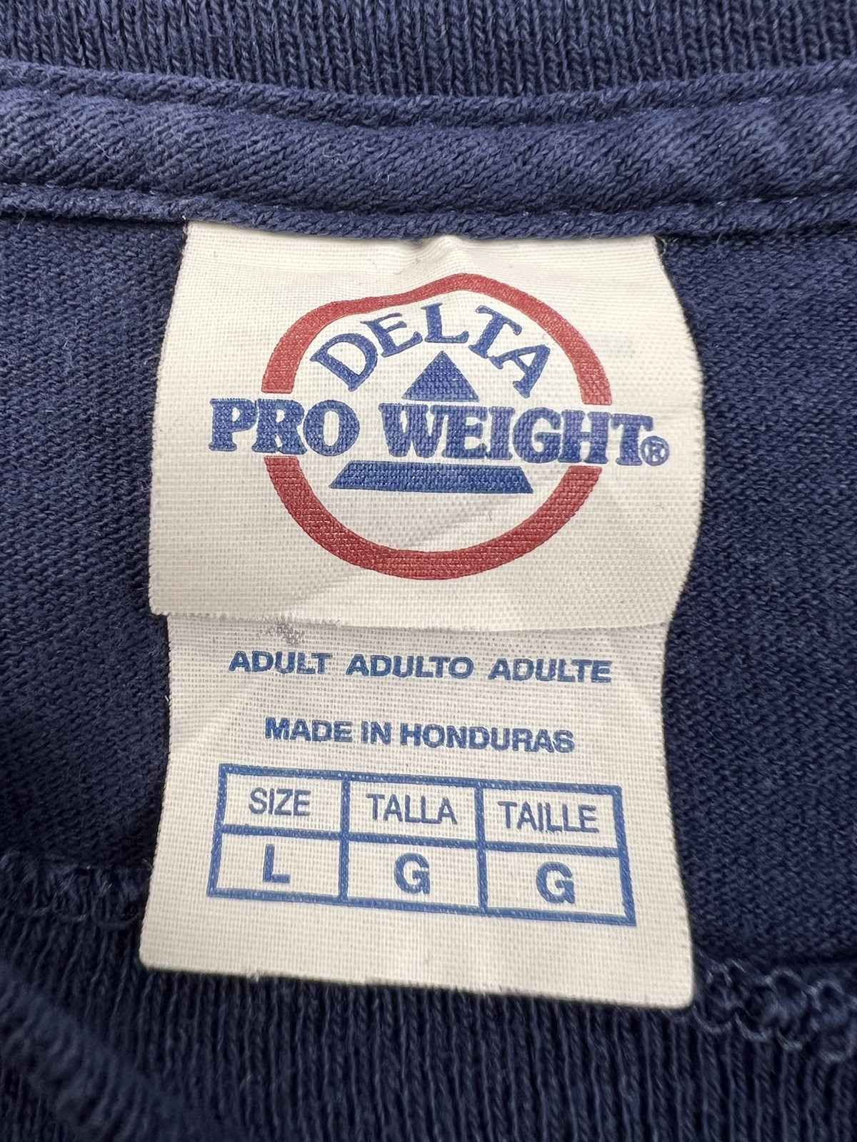 Science Atomic Symbol Graphic T Shirt Mens Large Blue Delta Pro Weight STEM Geek gallery