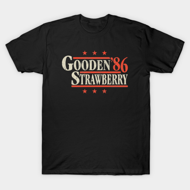 Vintage Gooden Strawberry Style T-Shirt Retro 1986 New York Baseball Graphic Tee gallery