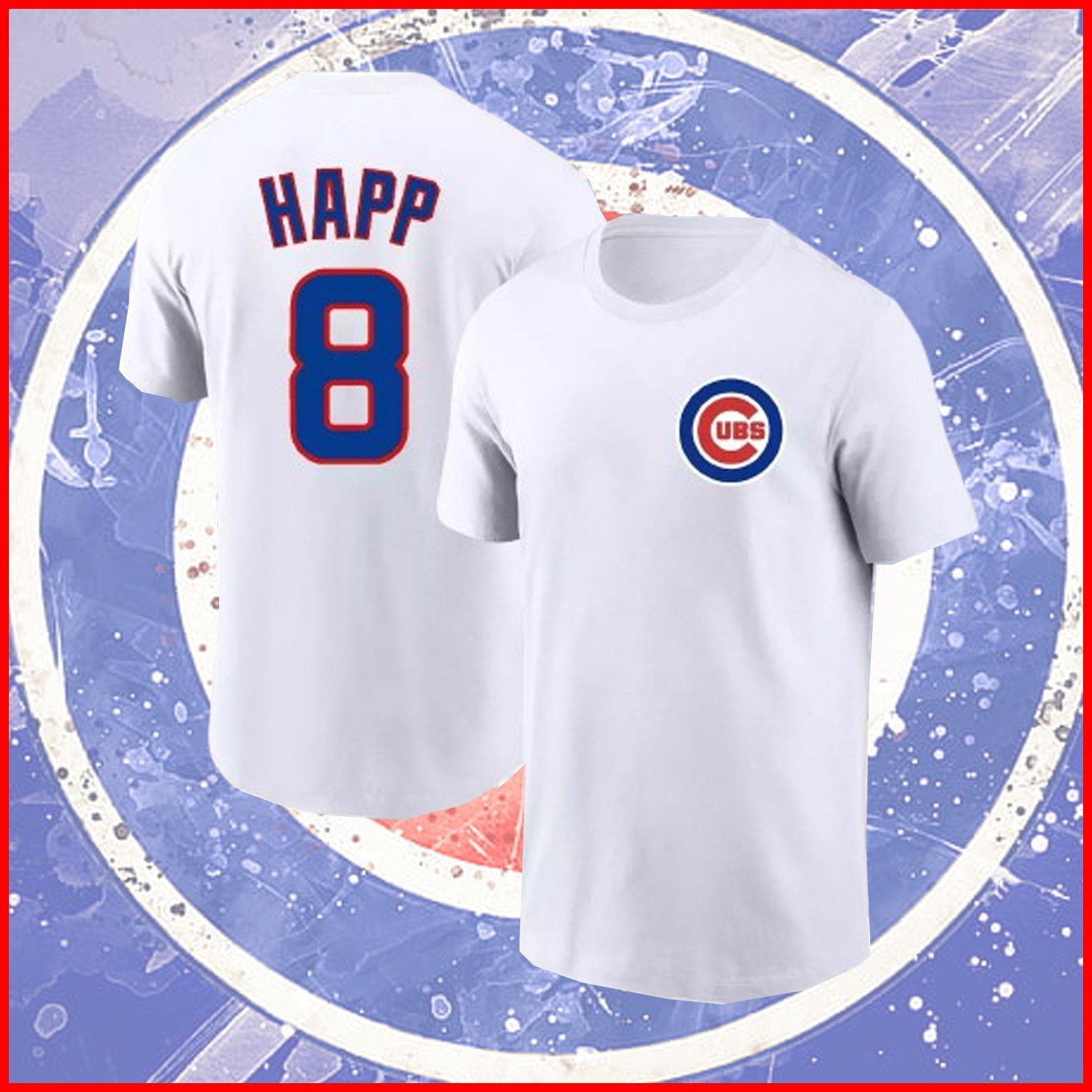 🔥 LIMITED 2026 Ian Happ #8 Chicago Baseball Team Name & Number Gifts For Fan gallery