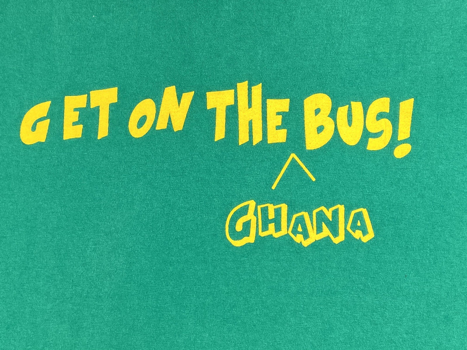 Faith Academy International T Shirt Adult Extra Large* Green Ghana Bus 2014 gallery