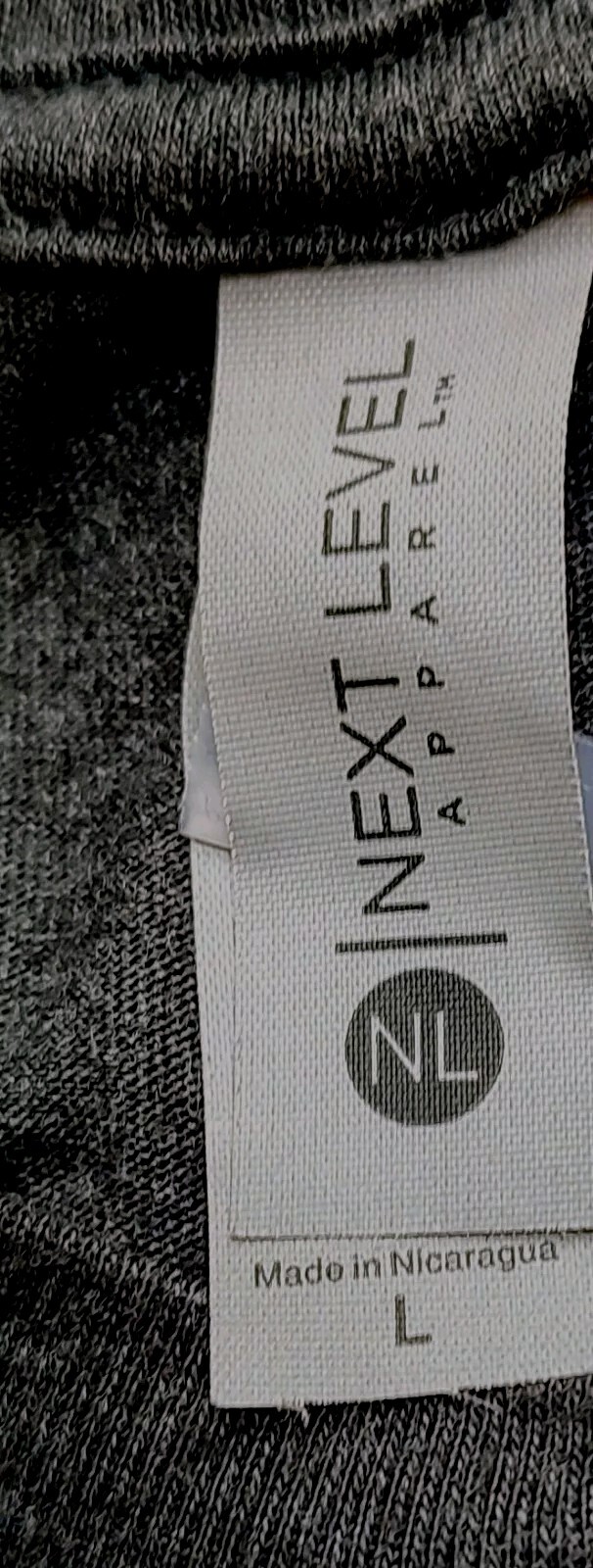 Men's Next Level Graphic S/S Pullover Crew Shirt Bullfrog Spas Sz Lg Grey gallery