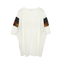 CELINE Logo Print Mesh Trim Leopard Cotton T Shirt – DUTY FREE