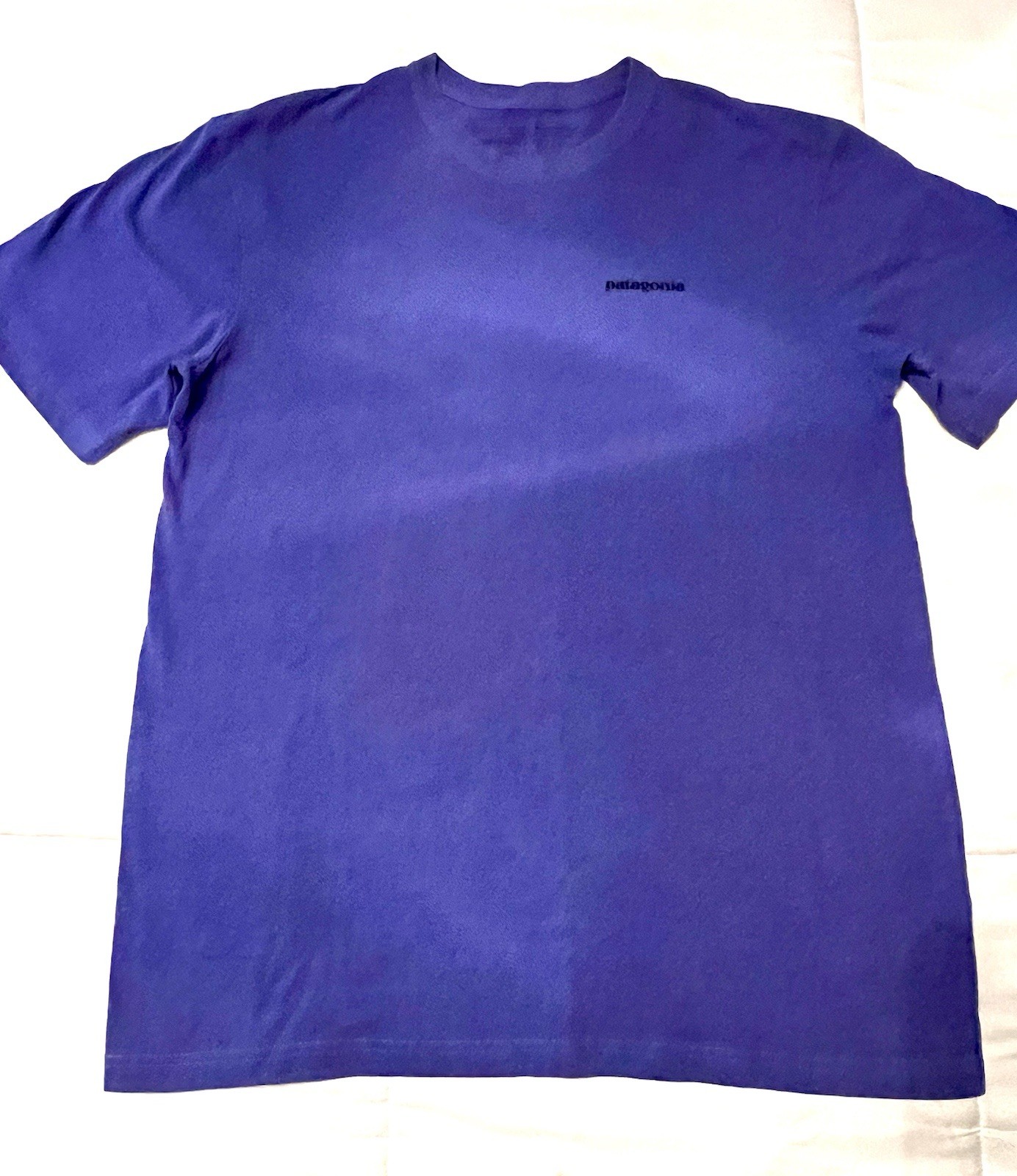 Patagonia Men's Casual Crew Neck T-Shirt Short Sleeve, Size Medium , Blue gallery