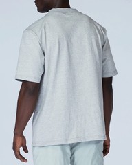 SNOW PEAK – Gray Recycled Cotton Heavy Mock Neck T-Shirt – Men’s Large, NEW NWT