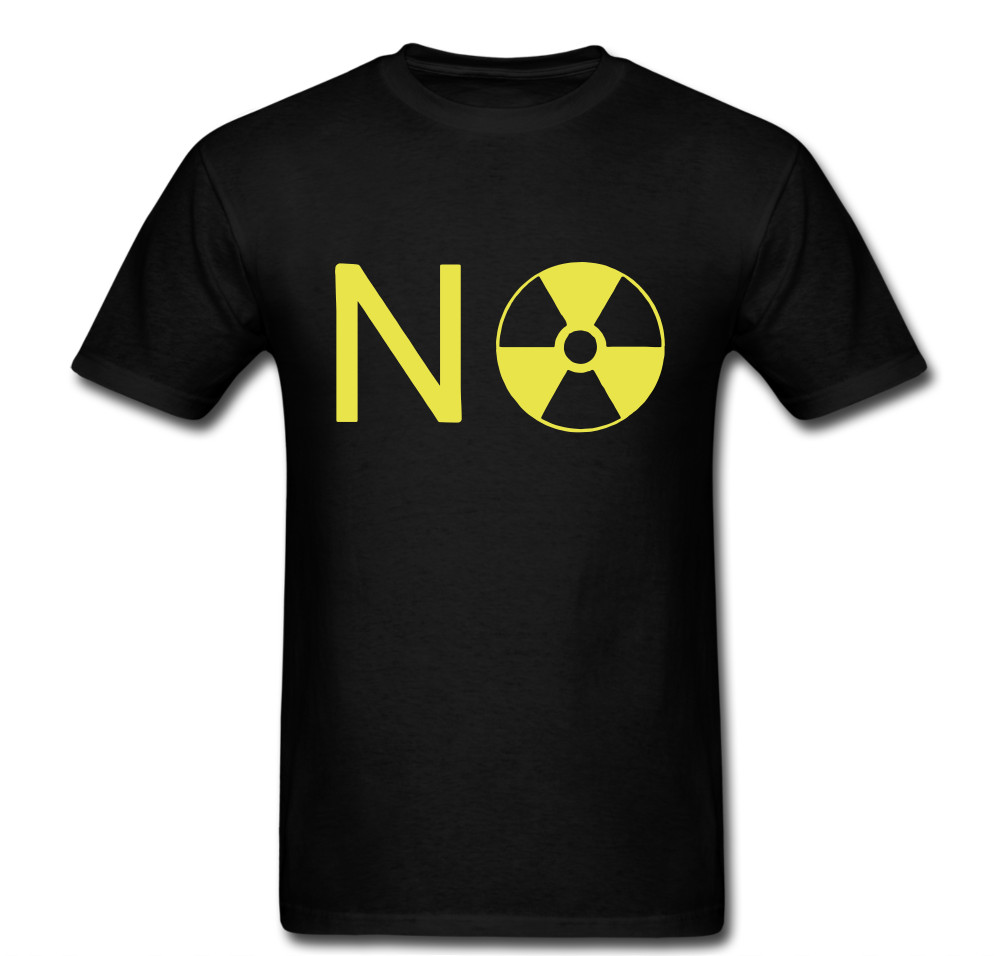No nuclear chemicals warning T shirt tee Unisex