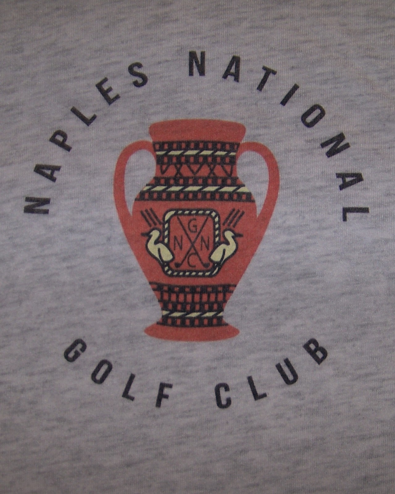 NEW IMPERIAL Crew Neck Cotton Poly Tee Shirt NAPLES NATIONAL GOLF CLUB 2XL Gray gallery
