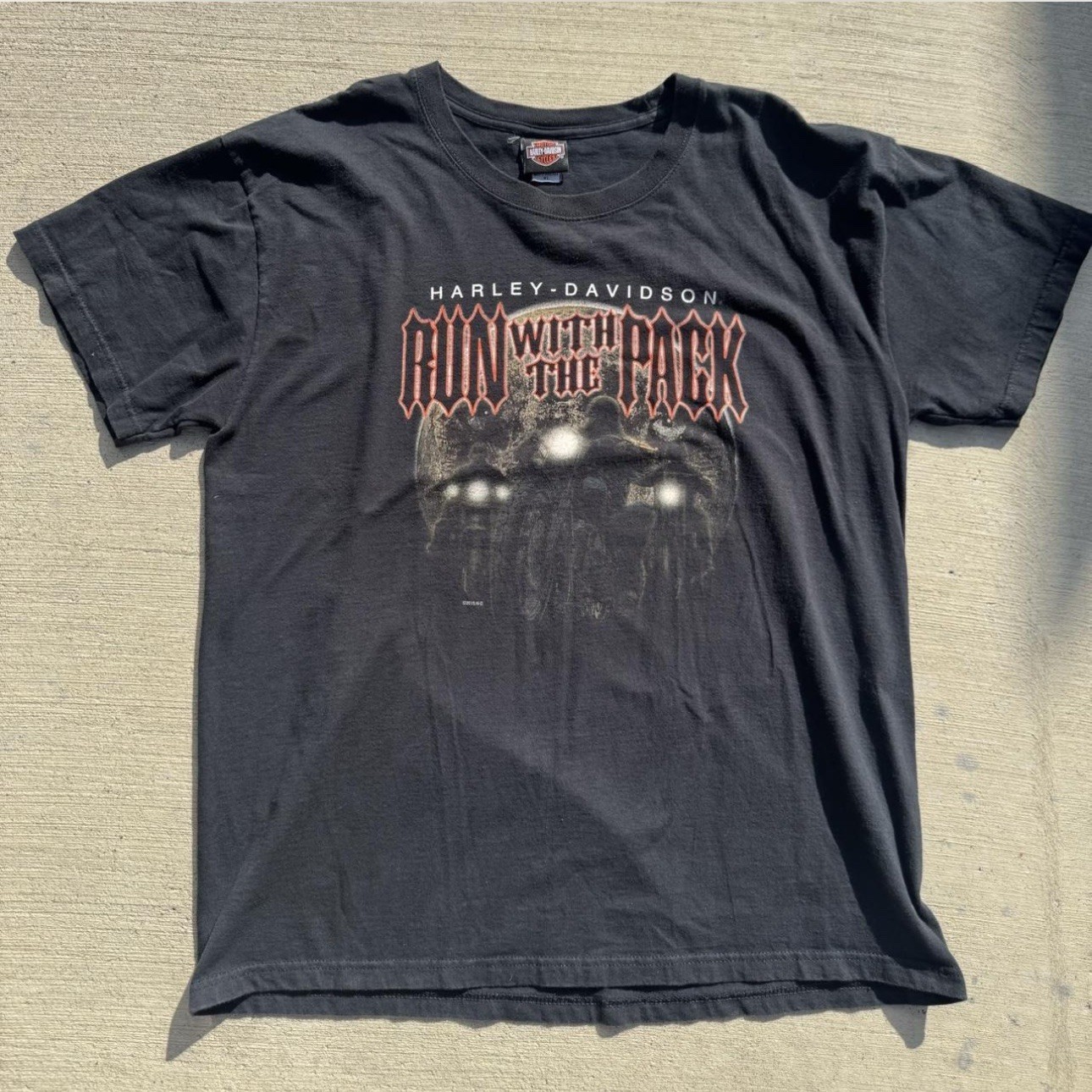 Harley Davidson “Run with the Pack” Smoky Mountain Tennessee Shirt  Size XLarge