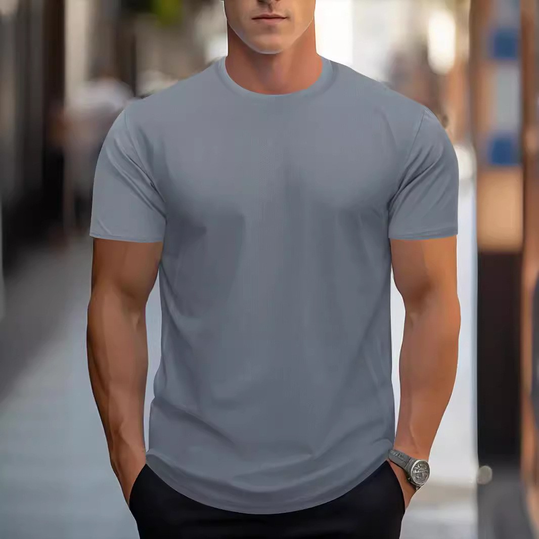 Jàri - Men’s Quick-Dry Breathable Round Neck Short Sleeve Shirt gallery