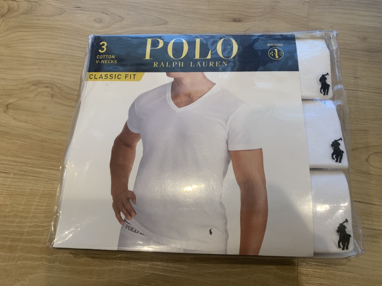 Polo Ralph Lauren Men's Classic Fit Moisture Wicking T-Shirt Tee White 3-Pack gallery
