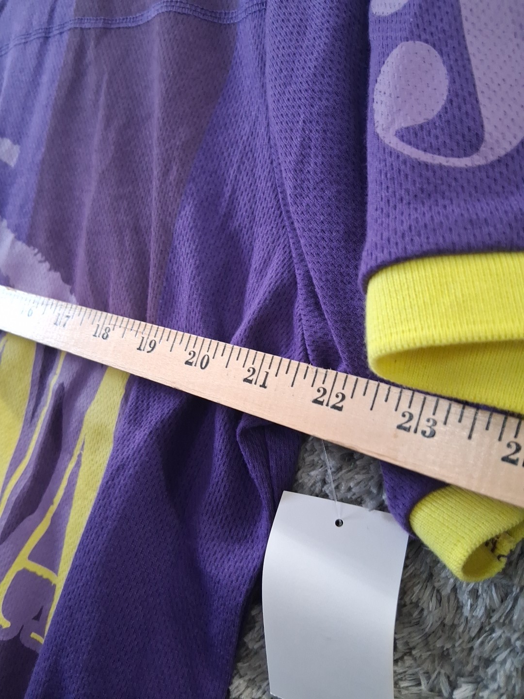 Nirvana In Utero "91" Purple Soccer Jersey Size XL Kurt Cobain Grunge Wear NWT gallery