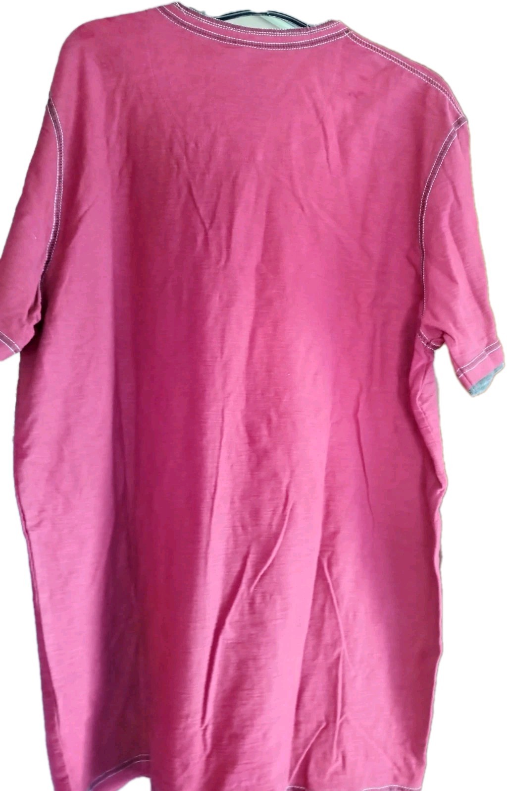 NWT Modern Culture Club 80's Burgundy Short Sleeve Henley Size XL gallery