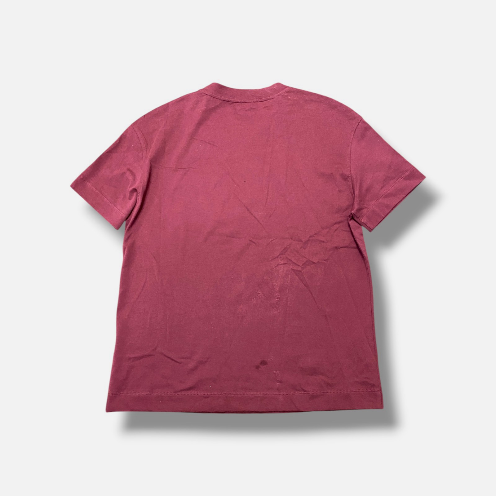 Brunello Cucinelli Men's Red Crew-Neck Monili Pocket T-Shirt Size M gallery