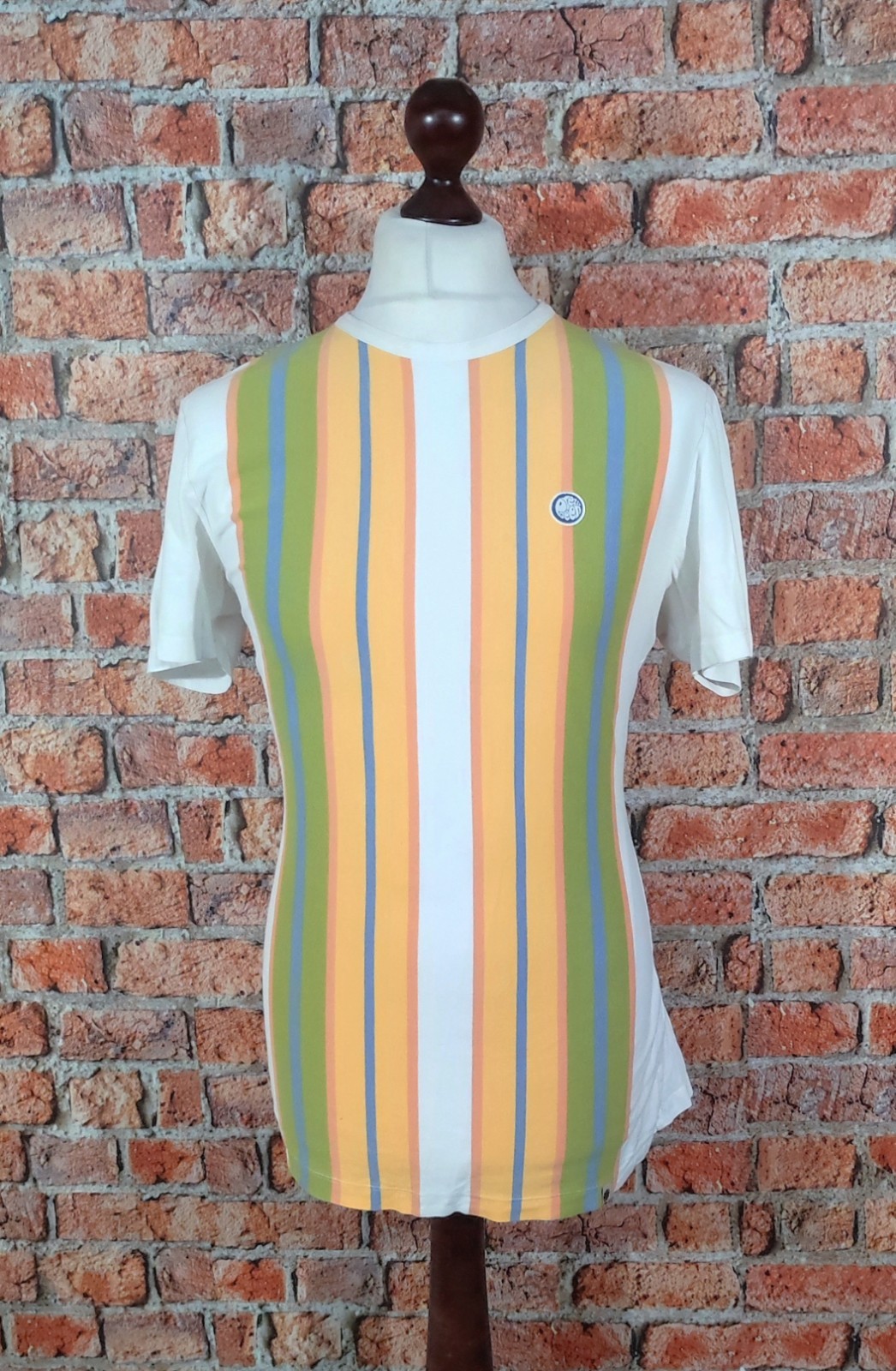 Pretty Green Striped T-shirt - L - Multicoloured - Mod Casuals 60s gallery
