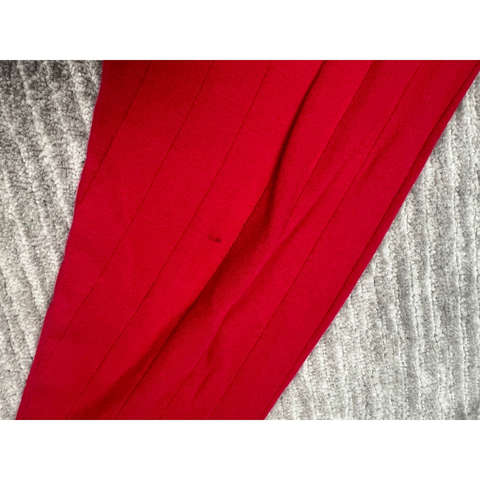 Ivy Crew Shirt Mens XL Red Mock Neck Long Sleeve Vertical Ribbed Knit Casual gallery