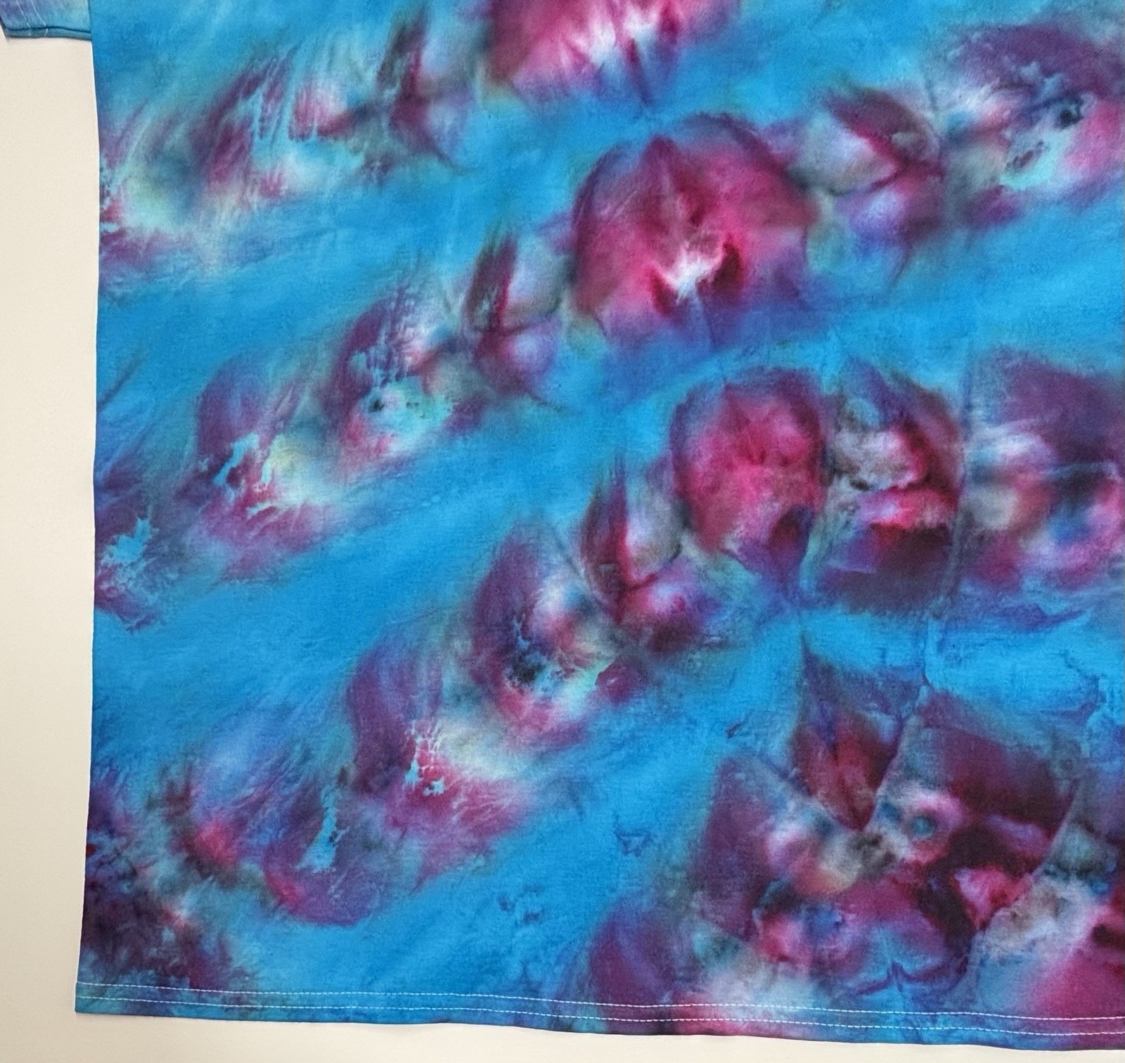 Handmade Ice Tie Dye Adult T-Shirt Unisex Size XL Multicolored Gildan Tee NEW gallery