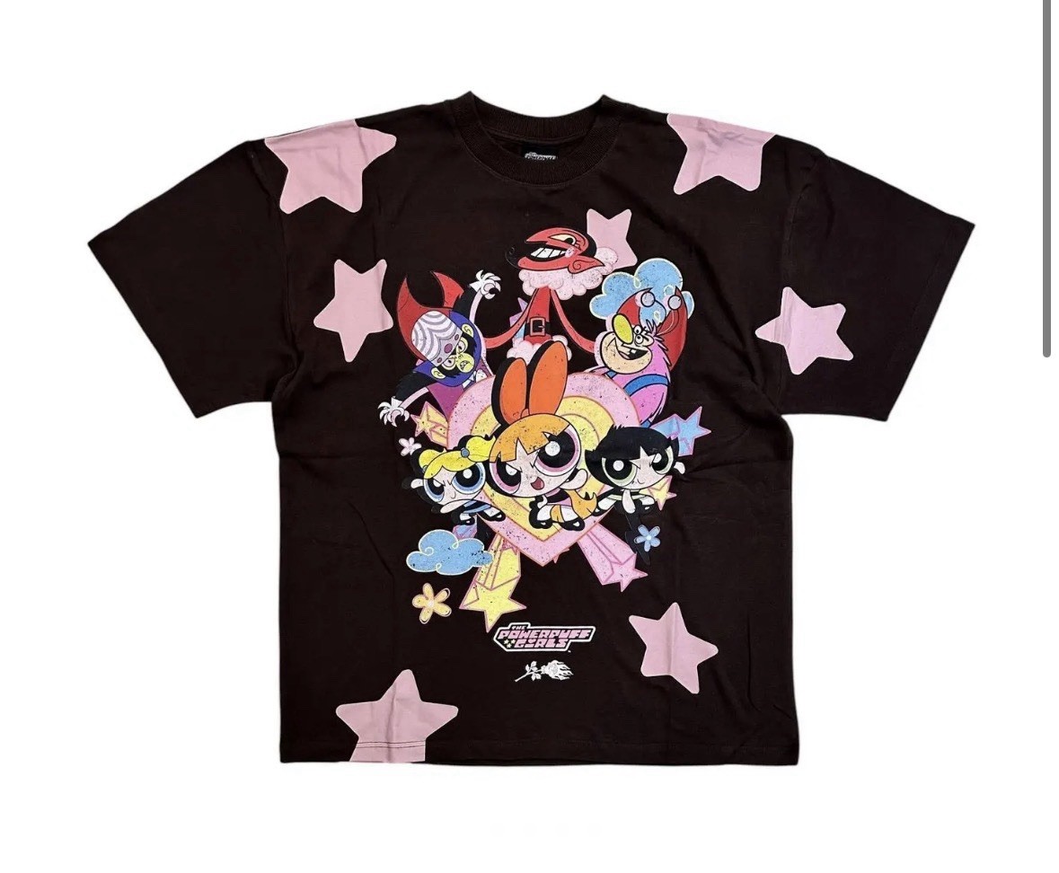 Civil Regime x Powerpuff Girls American Classic Oversized Tee Brown Size L gallery