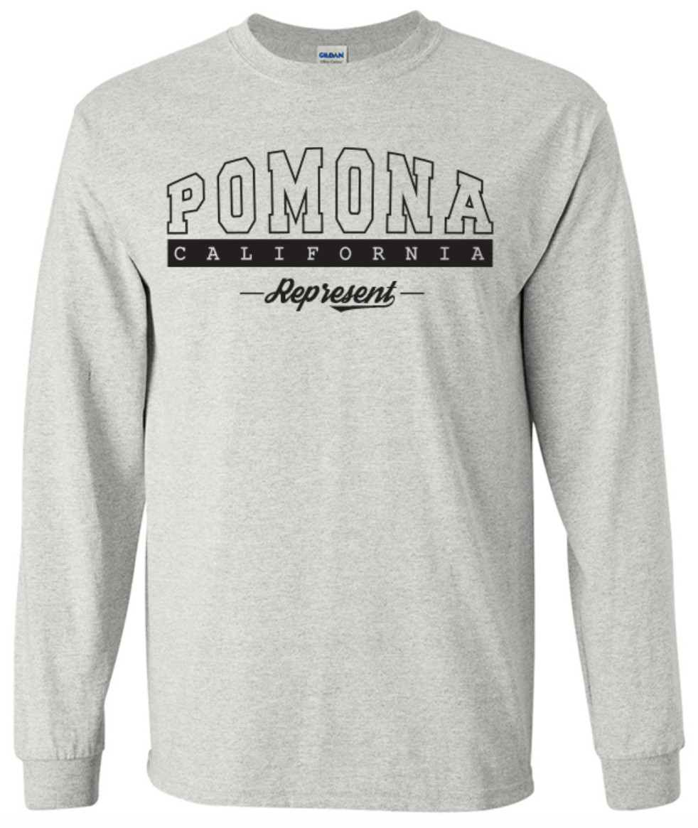 Pomona California State T-Shirt Long Sleeve Graphic Tees Unisex apparel Design gallery