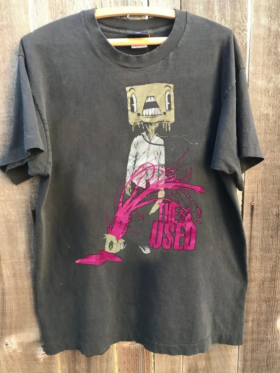 90s Vtg 00's The Used Band T-shirt basic style Charcoal Men Women S-5XL gallery