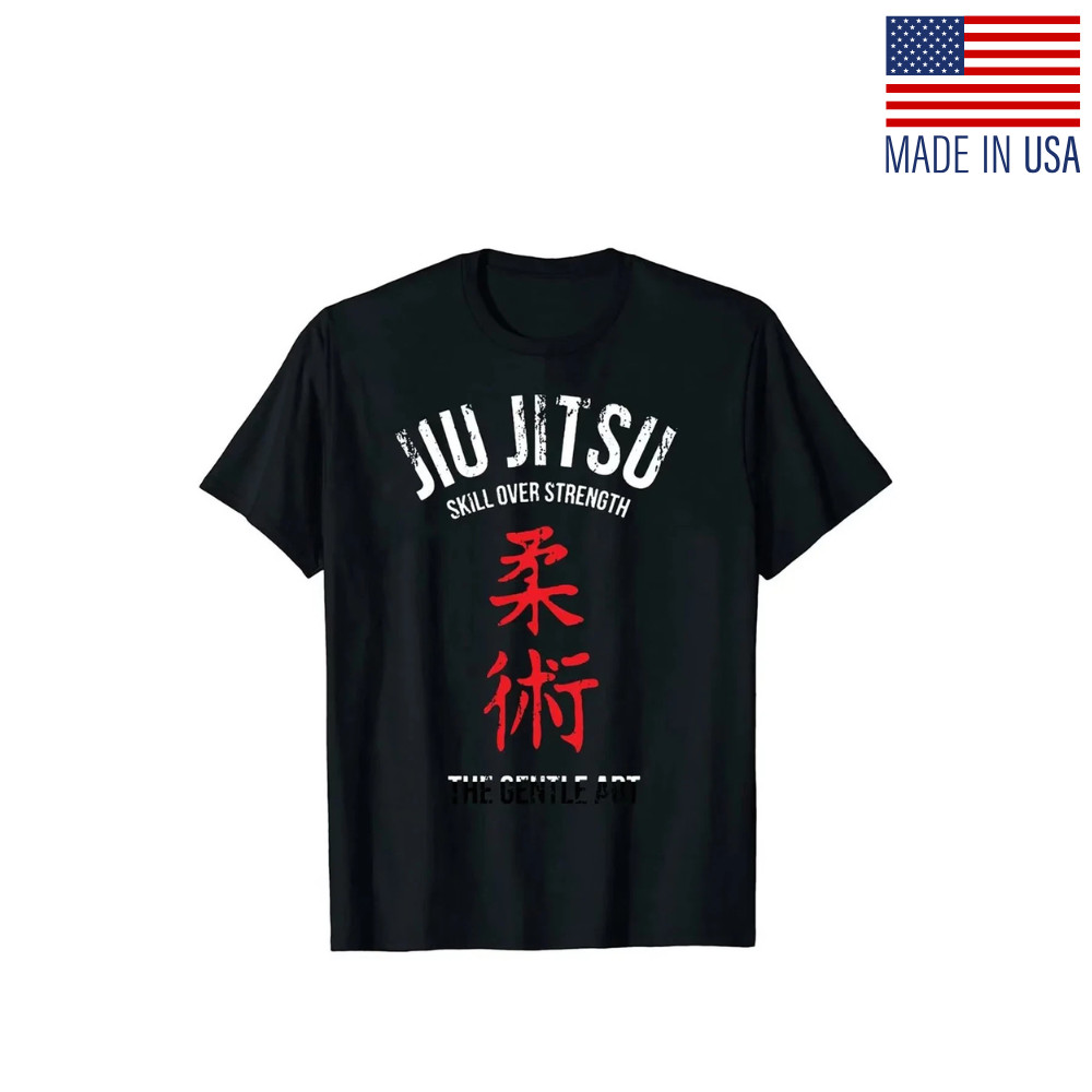 Men'S Jiu Jitsu Graphic T-Shirt, 100% Cotton, Casual Crew Neck, Slight Stretch, gallery
