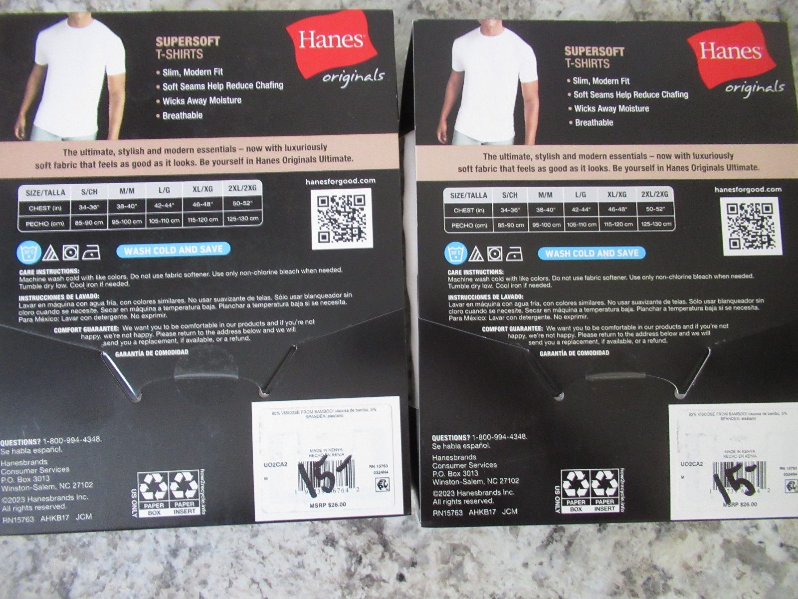 Hanes White T Shirts Size Med. Tagless 4 Total Softest Supersoft Slim Modern Fit gallery
