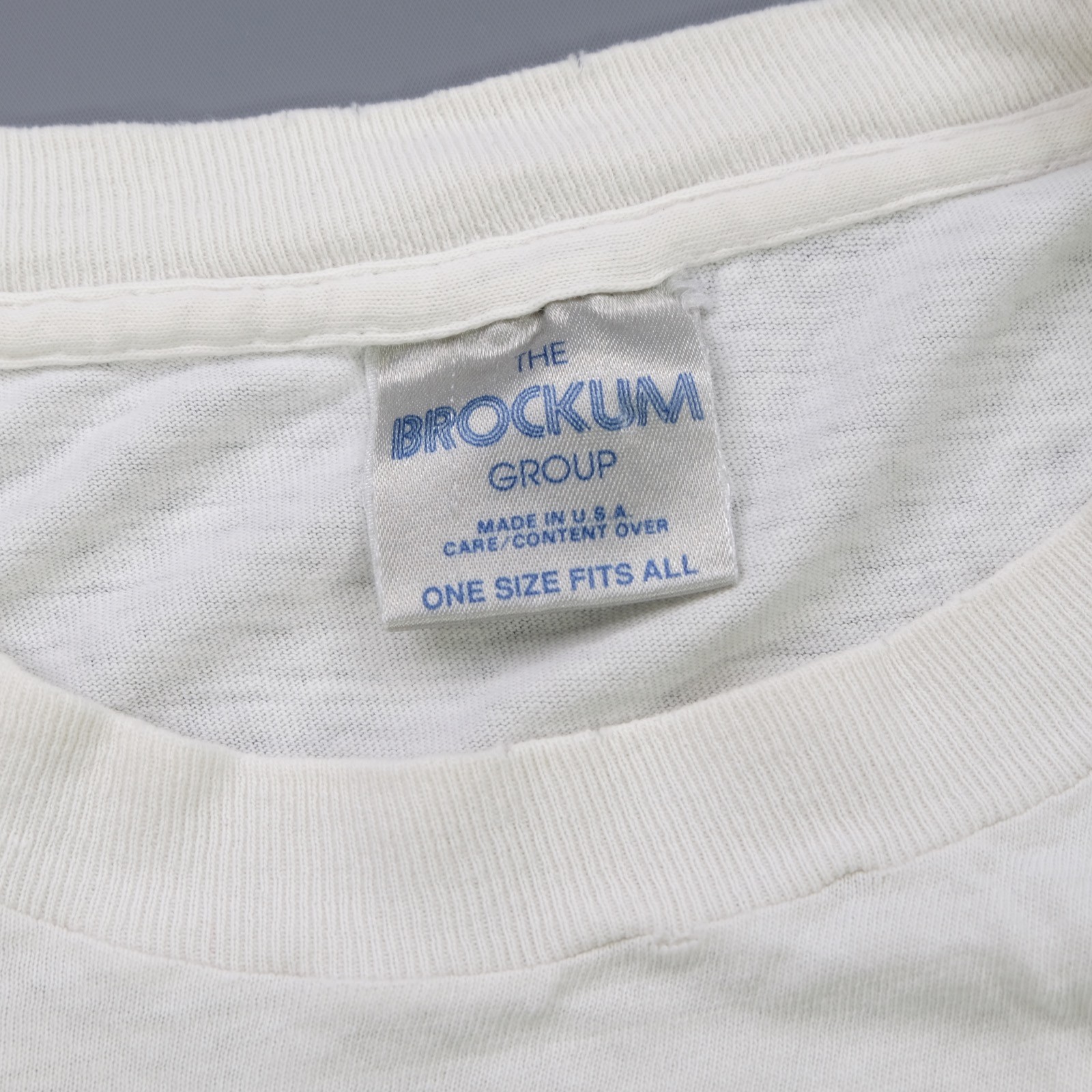 Rare VTG BROCKUM Bon Jovi Keep The Faith 1992 Album Tour T Shirt 90s White OSFA gallery