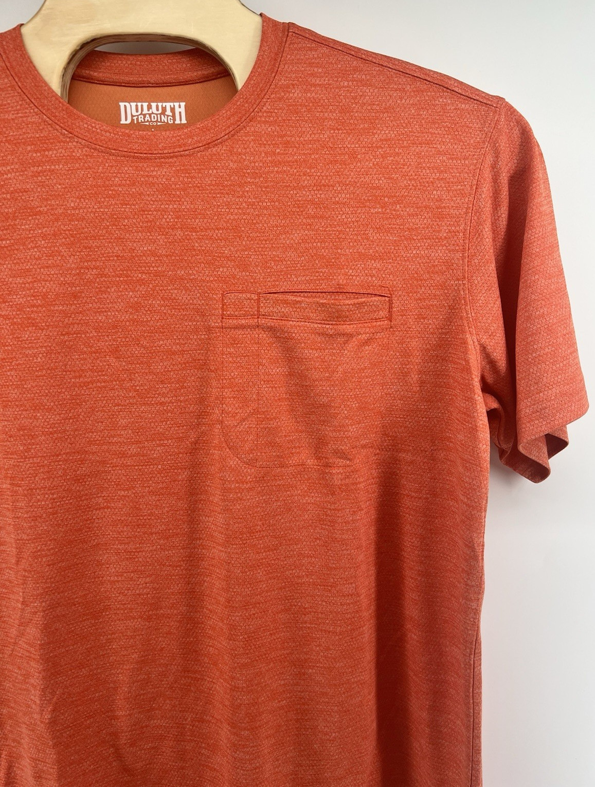Duluth Trading Armachillo T Shirt Relaxed Fit Large Orange Short Sleeved Mens gallery