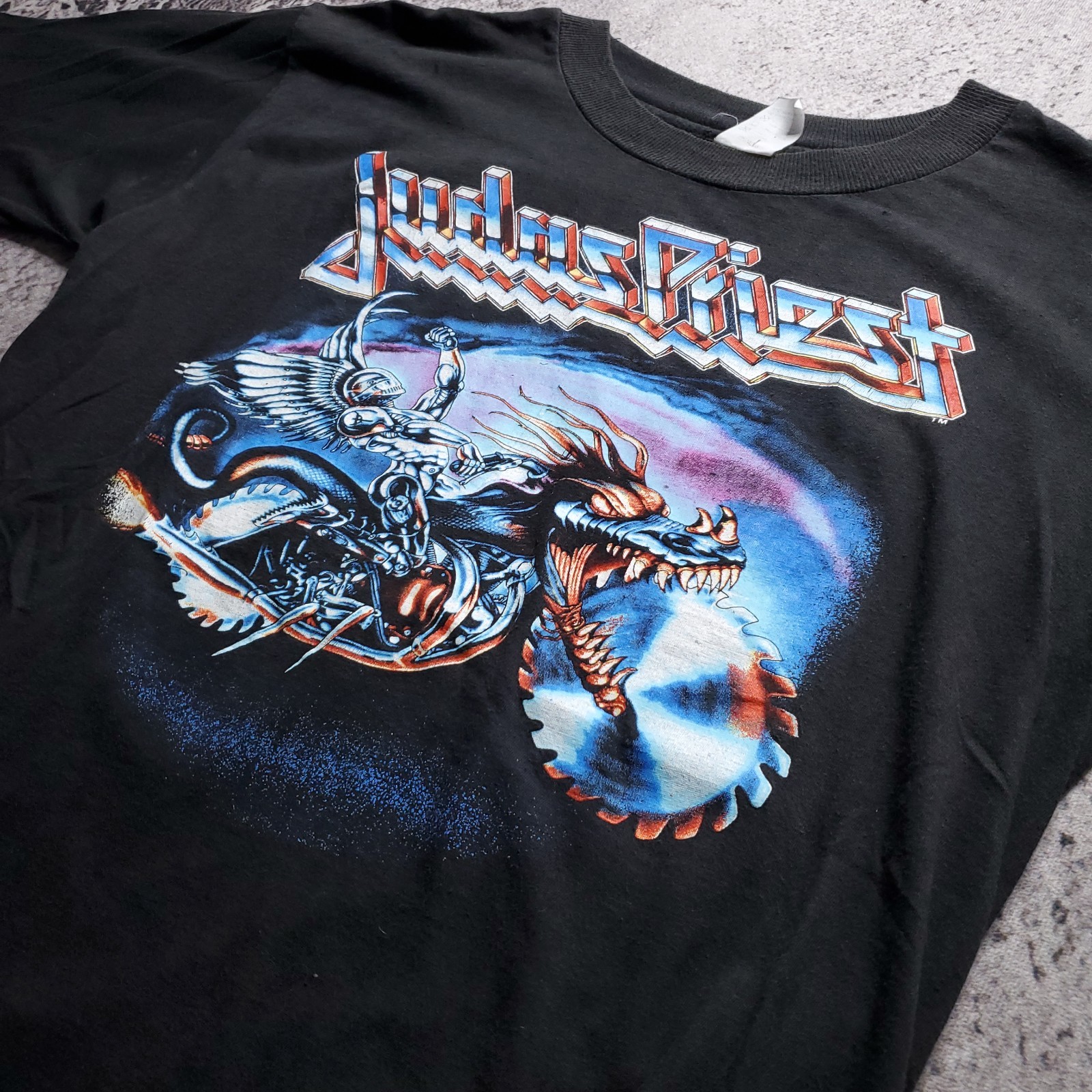 Vintage 90s Judas Priest Painkiller World Tour 1990 Mens T-Shirt Size L gallery