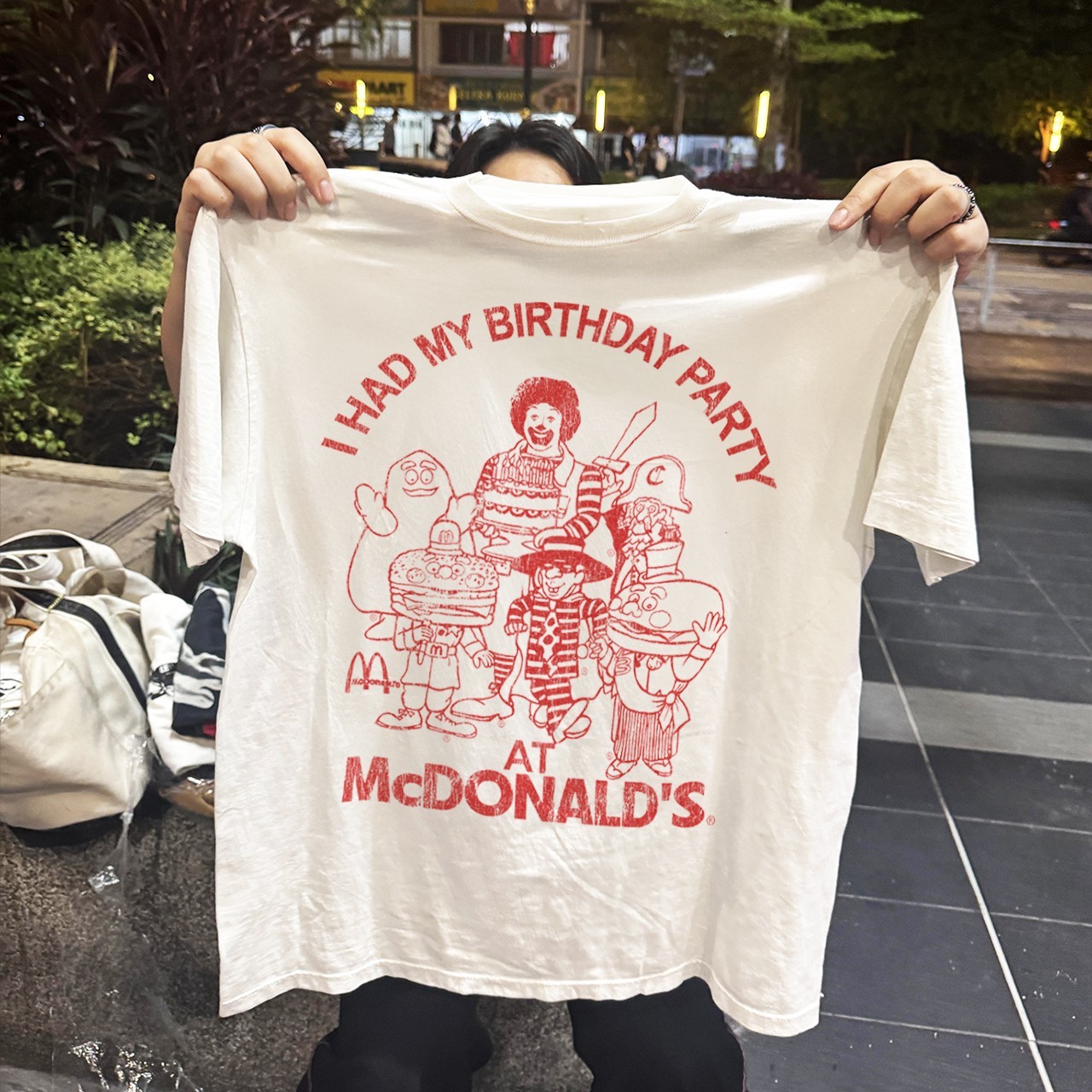 90s I Had My Birthday Party At Mcdonald's Classic White T-Shirt XL gallery