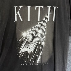 Kith New York City Chrysler Lights Graphic T-Shirt Mens Large Vintage