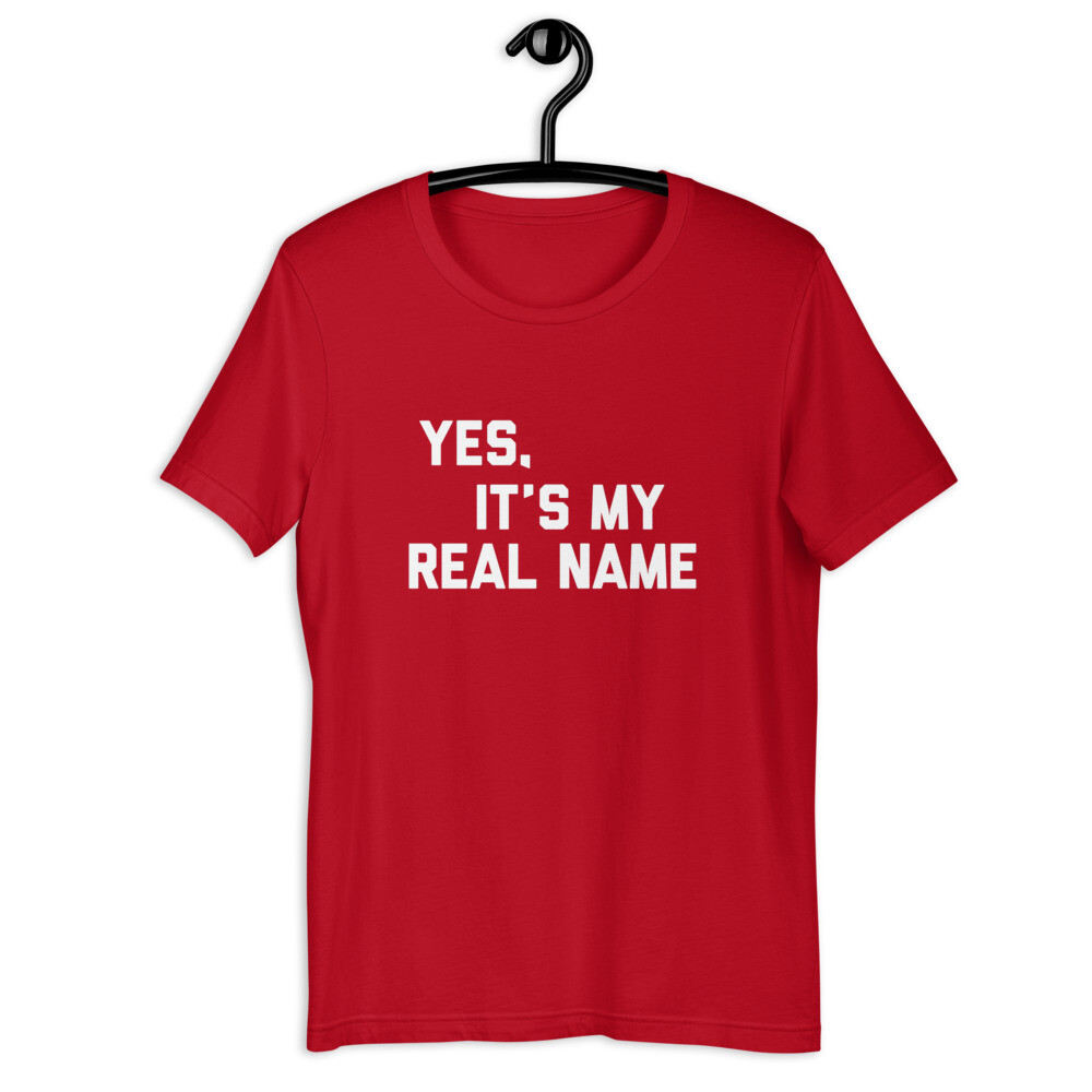 Yes, It's My Real Name T-Shirt, Chevy Chase, SNL, Christmas Vacation, 70s gallery