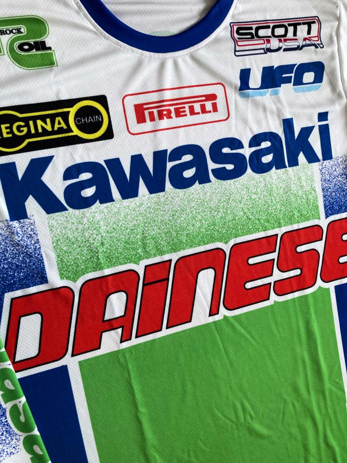 Dave Thorpe Kawasaki Dainese Reproduction Replica Vintage Motocross Jersey gallery