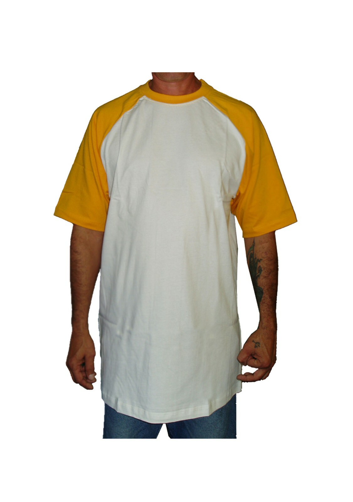 MENS OR UNISEX PREMIUM RAGLAN BASEBALL EXTRA LONG TEES--Free Shipping gallery