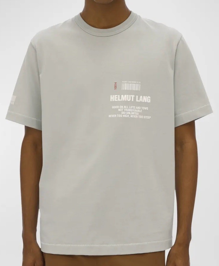 Helmut Lang Ski Pass Crew T-Shirt Men’s Rare Size Medium Mens Great Condition ‼️ gallery