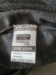 Digiprint Apparel Unisex Gray Knit Ring Spun Goose Graphic Crew Neck T-Shirt XXL