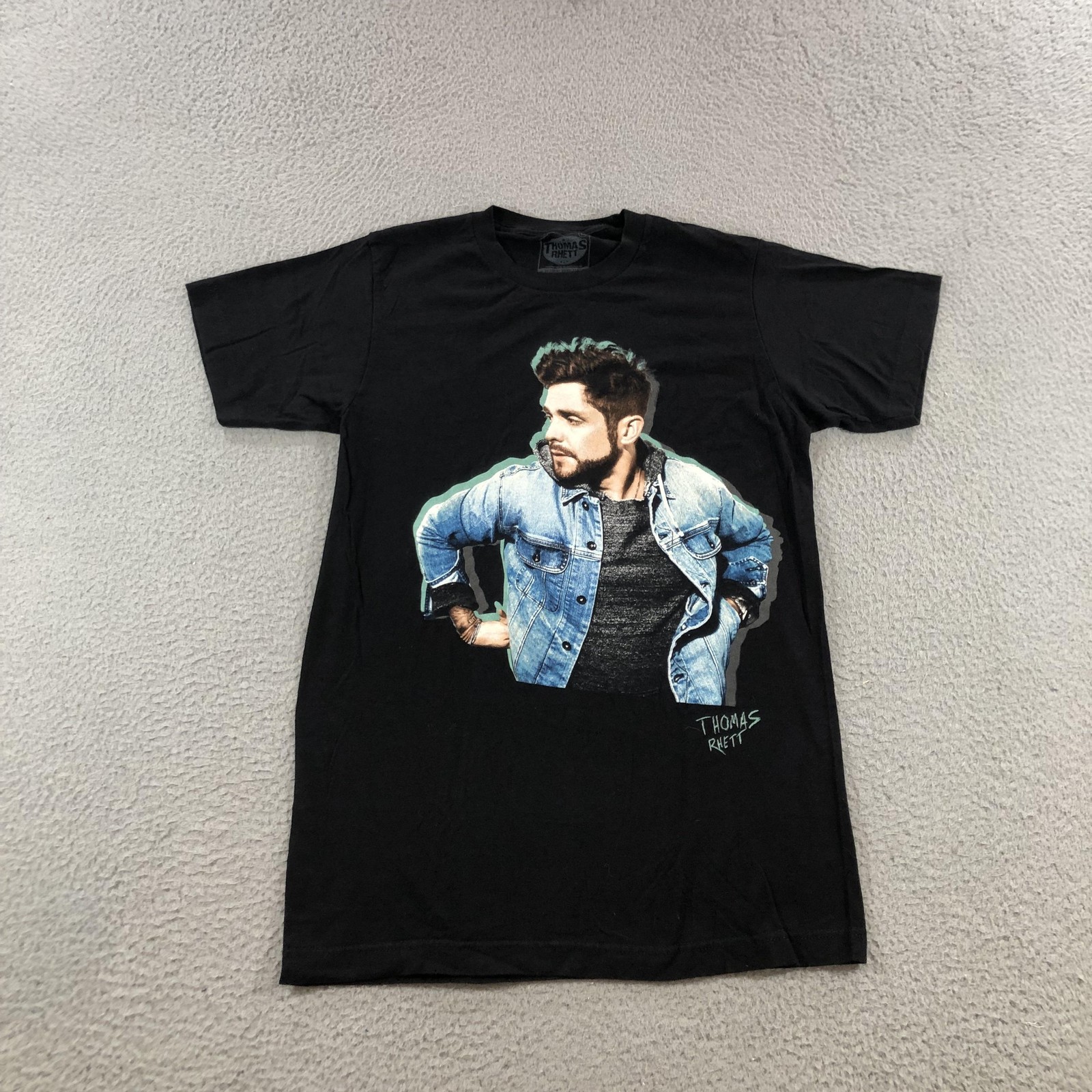 Thomas Rhett Shirt Mens Small Black Home Team Tour 2017 Concert T-Shirt Graphic