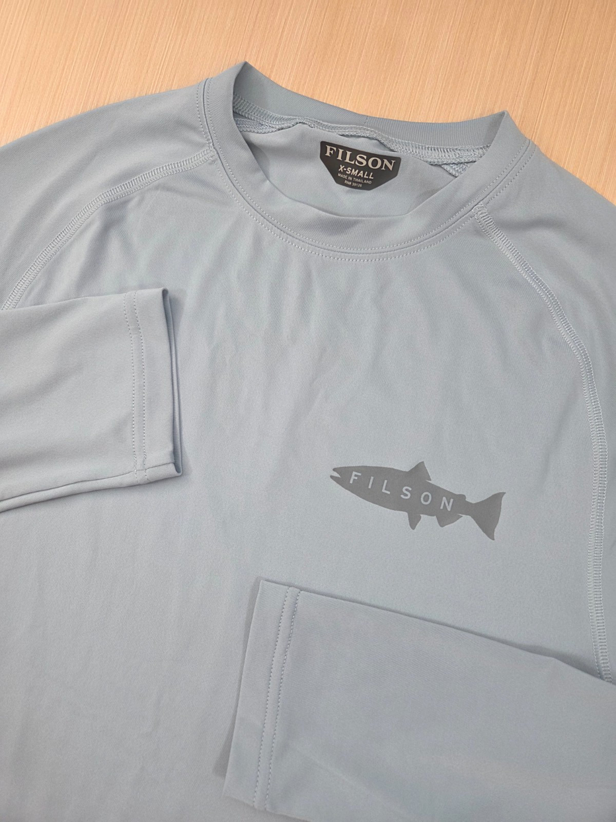 Filson Long Sleeve Barrier T-Shirt Size XS Graphic Performance Quick Dry Fishing