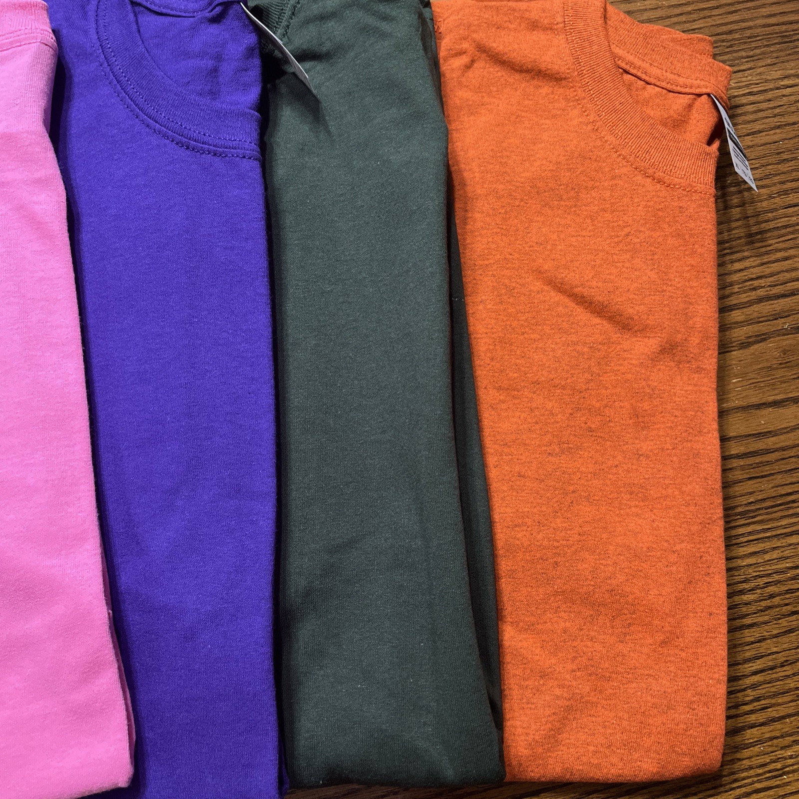 Gilden Heavy Cotton T-shirts Multicolors Size Xtra Large No Pocket Set Of Five gallery