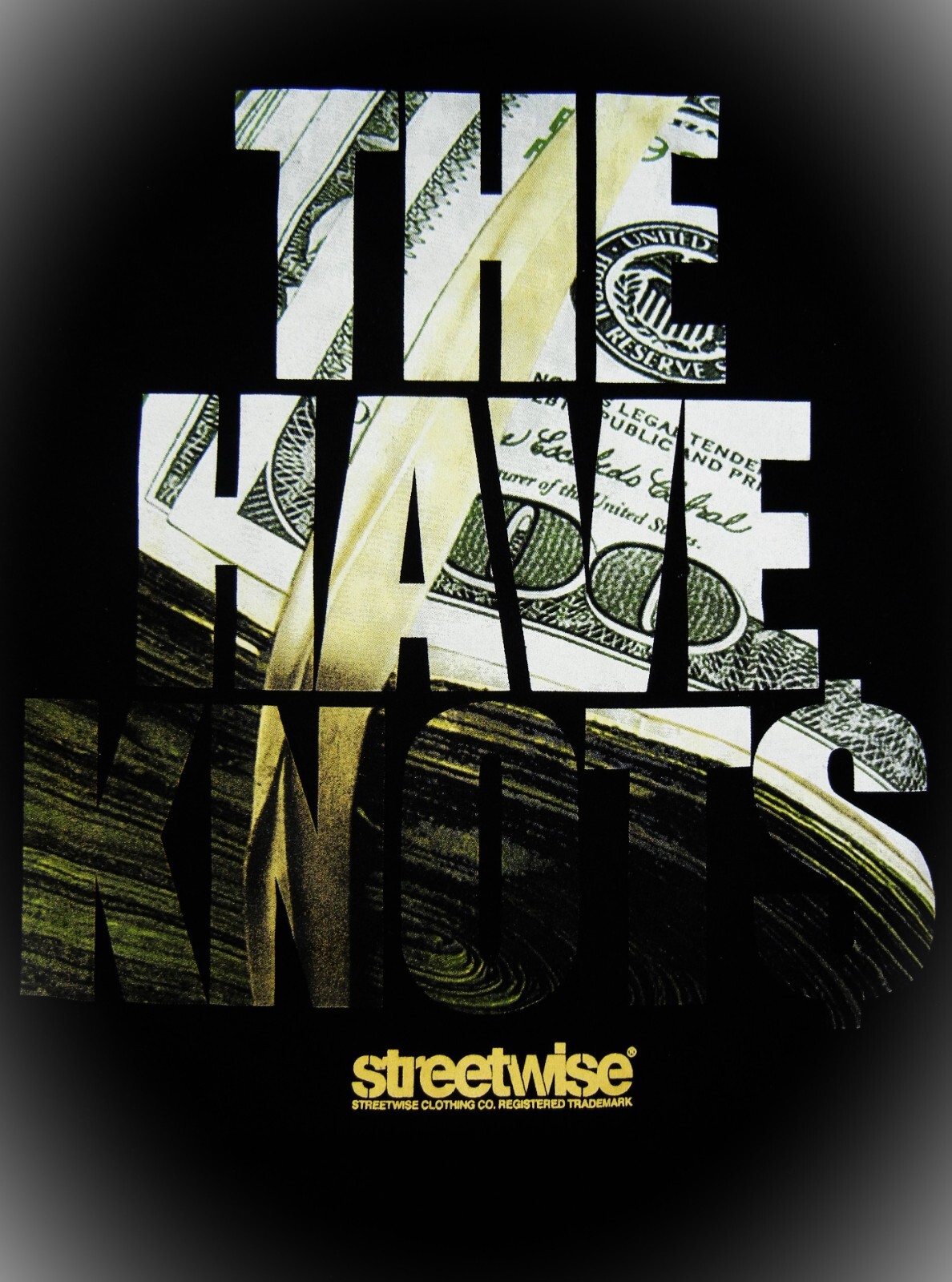 STREET WISE T Shirt VINTAGE $old Out CLEAN HEAT Black Size 2xl BIG KNOT$ XXL gallery