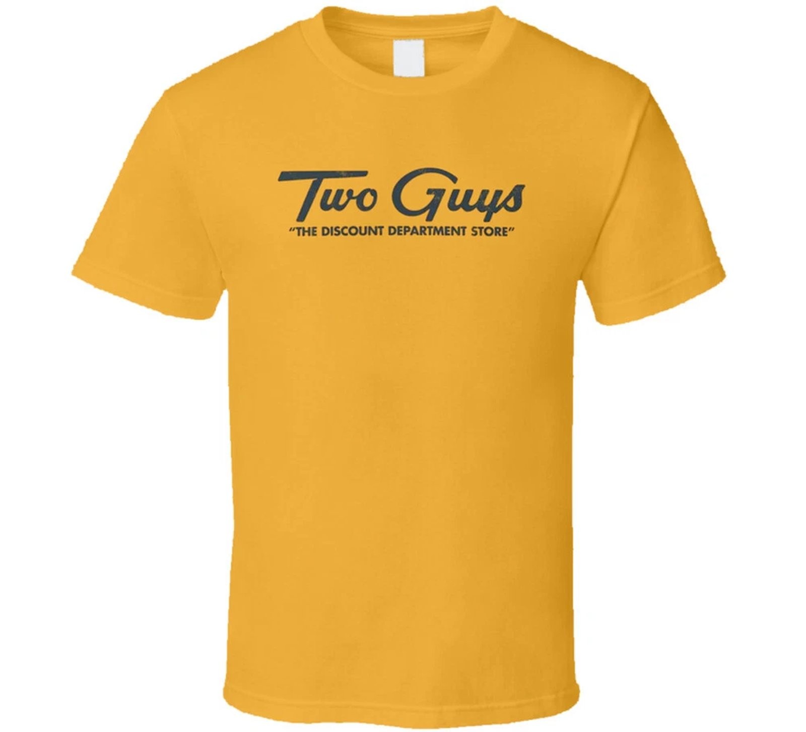Two Guys Vintage Graphic Tee Mens Cotton T-Shirt Retro Funny Gift