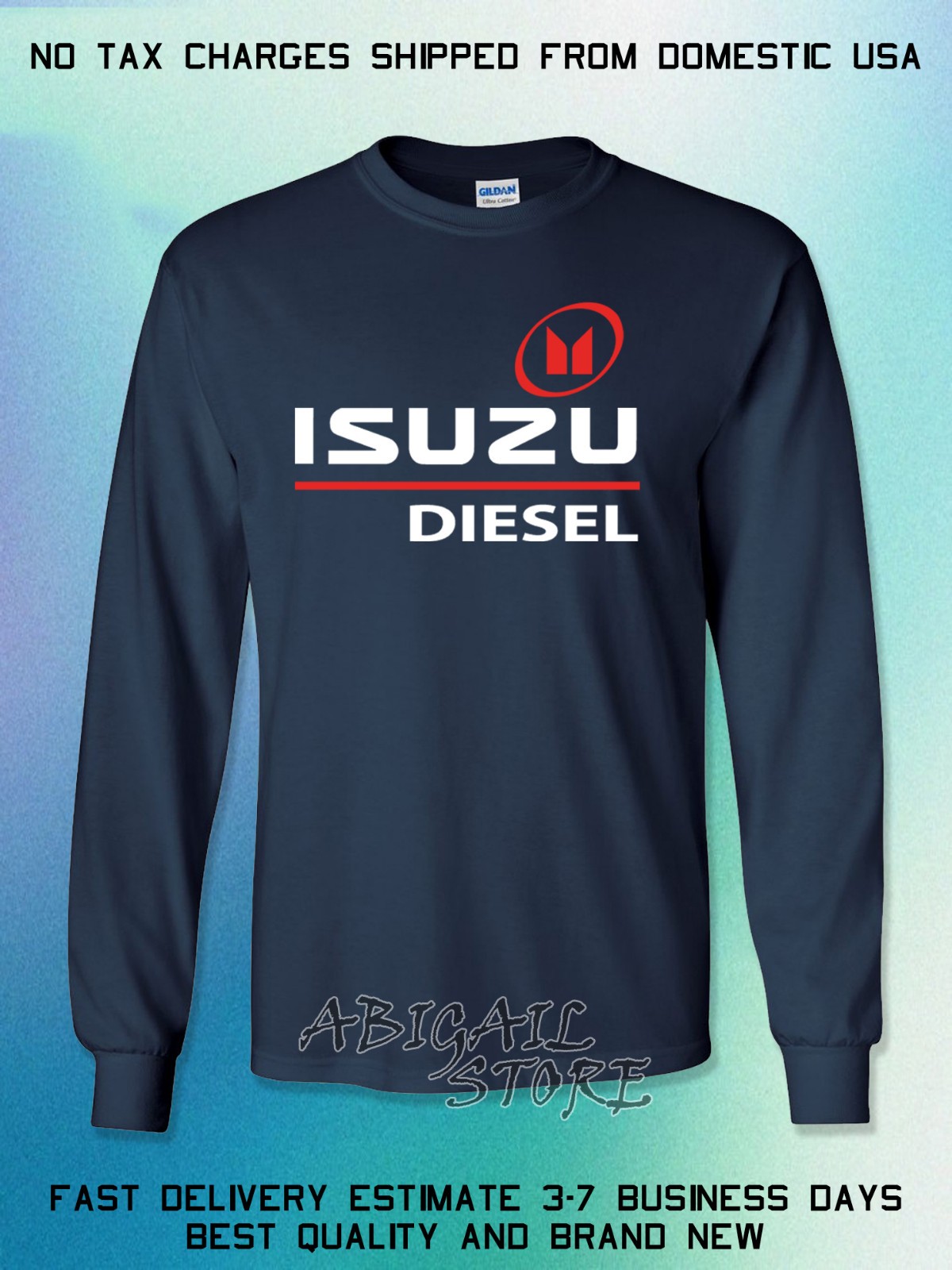 New Isuzu Diesel Logo Men's Long Slevee T-Shirt American T-Shirt gallery