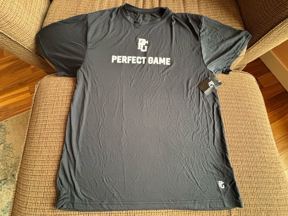 Perfect Game USA Baseball Player Development S/S T-Shirt Black X-Large – NWT!