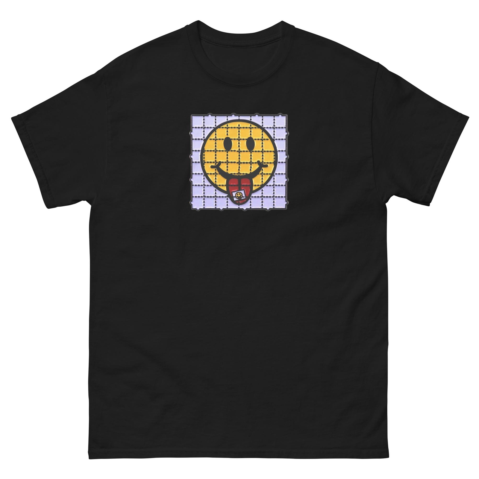 LSD Smiley Blotter T-Shirt Trippy Acid Graphic Tee gallery